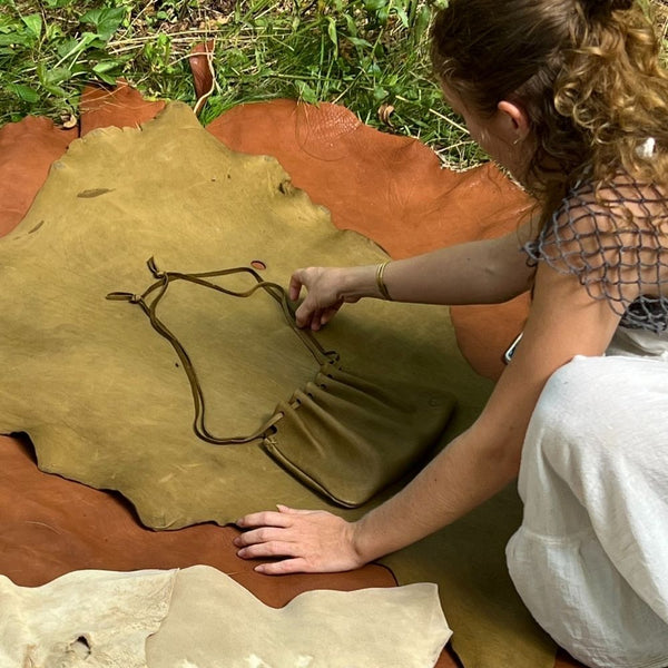Hand-Stitched Deerskin Bag Workshop
