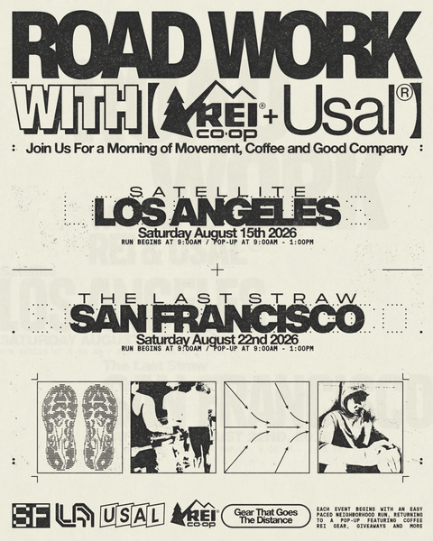 ROADWORK with Usal x REI (SF)