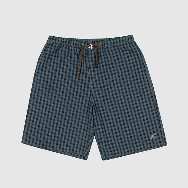 Beach Short – Plaid Blue